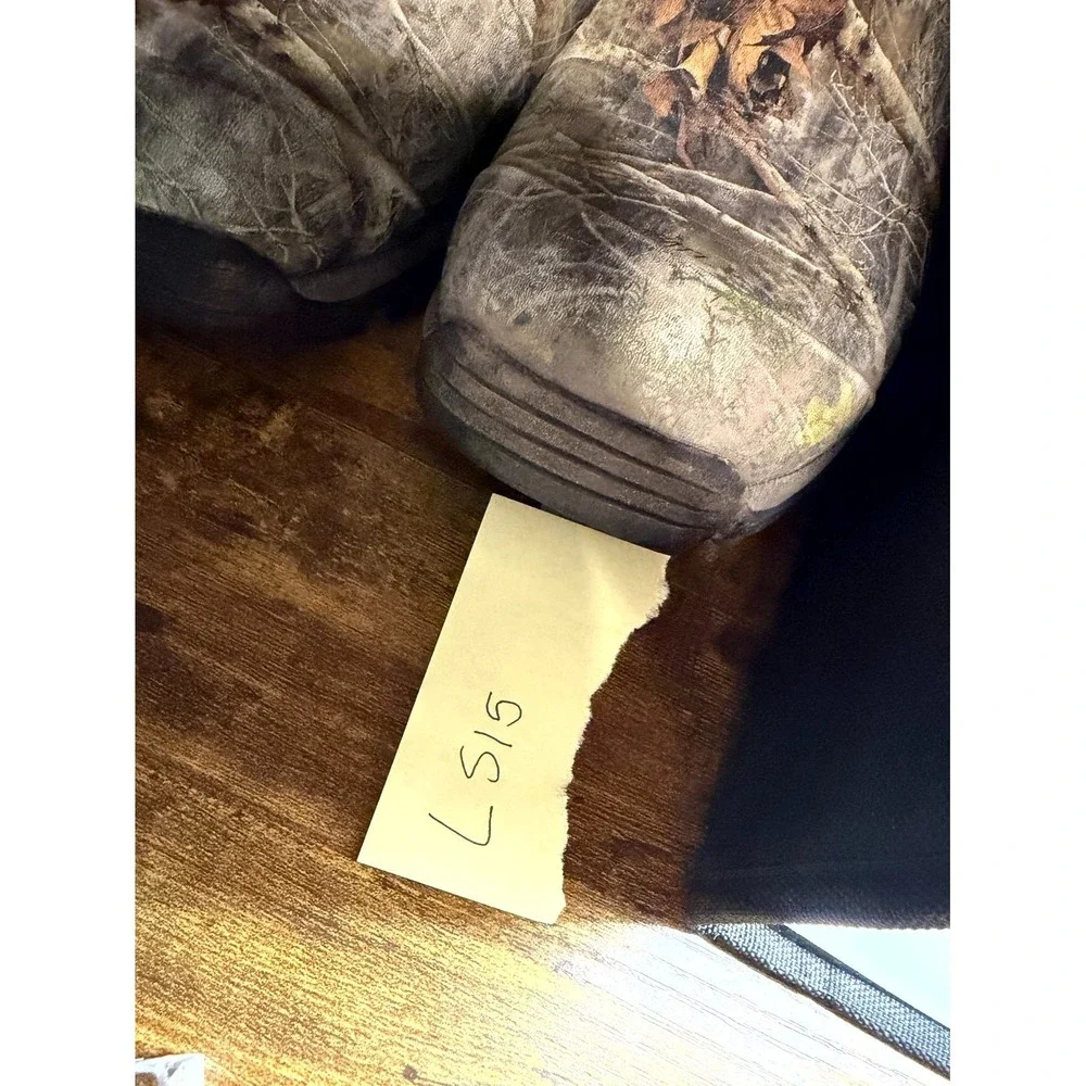 Dryshod‎ Mens 9-9.5 Green Camo Waterproof Mid Calf Comfort Pull On Hunting Boot